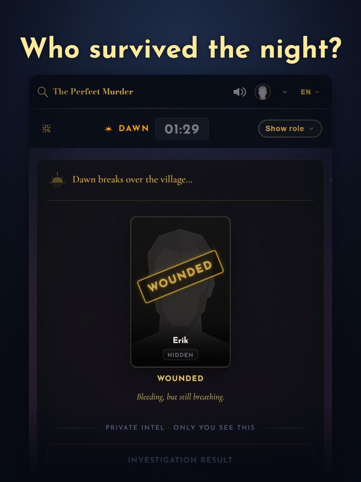 Dawn: who did not survive the night