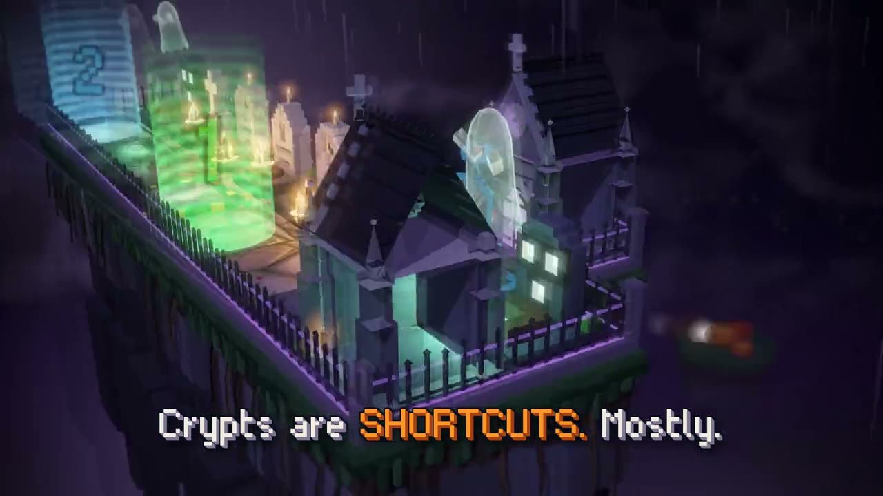 A robot on the haunted Halloween island in the rain